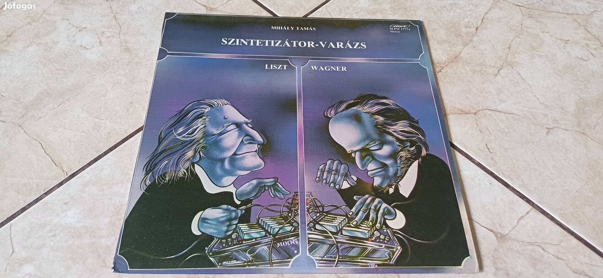 szintetizátor varázs bakelit hanglemez