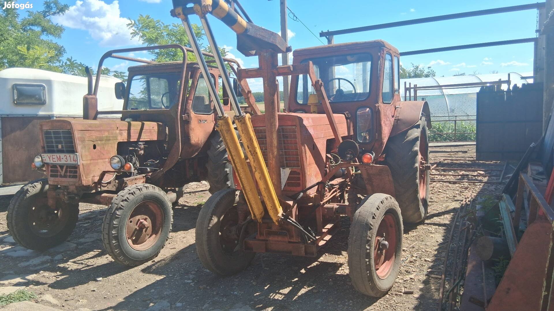 talajmaró Orr rakodó kistraktor Honda f600 