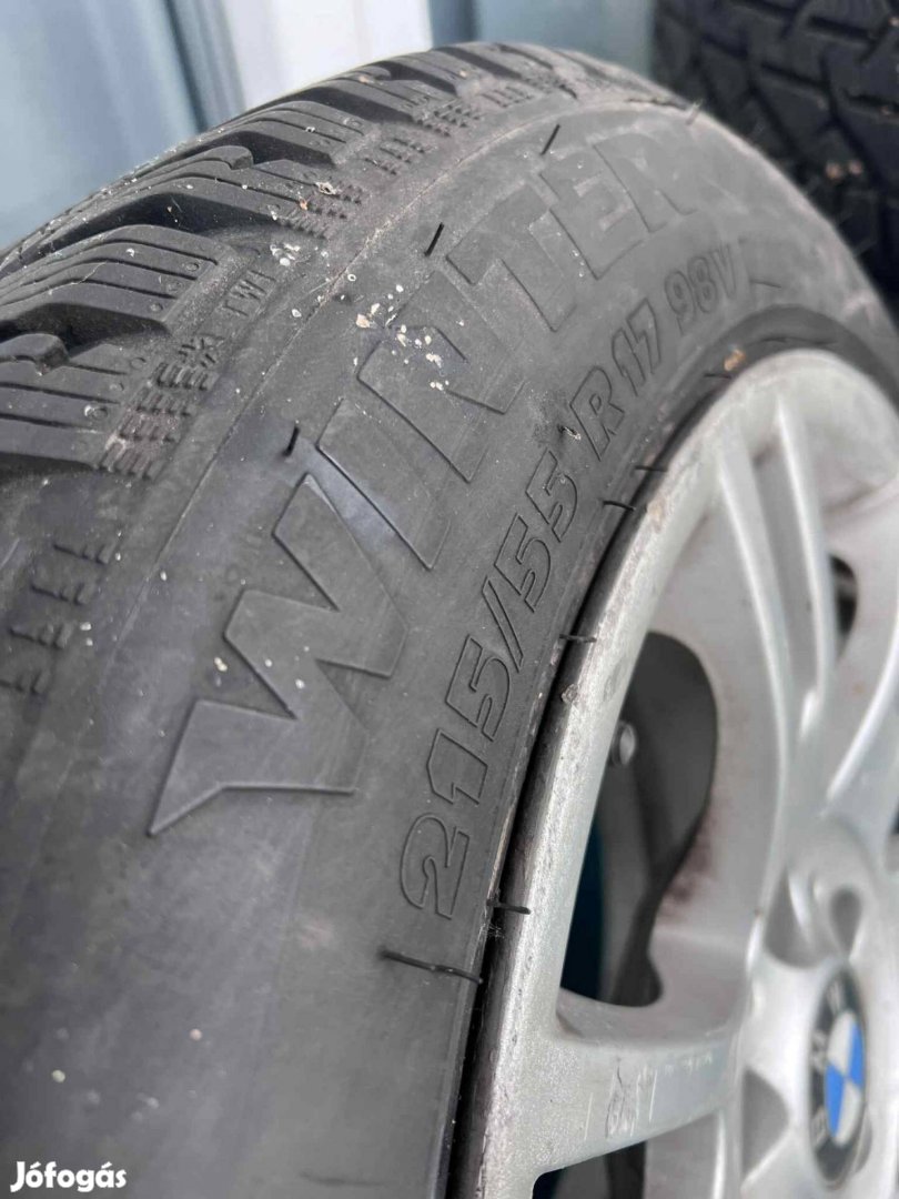 téli gumi és felni szett bmw e90