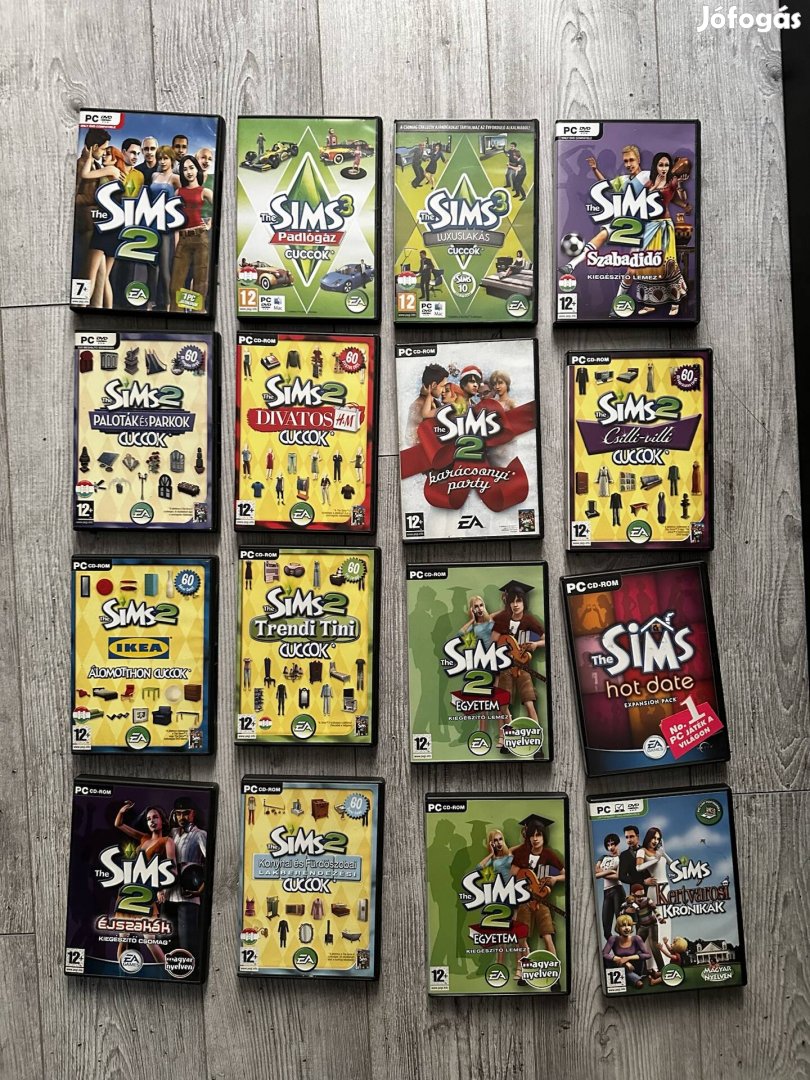 the sims 1-2-3 kiegészítő játék