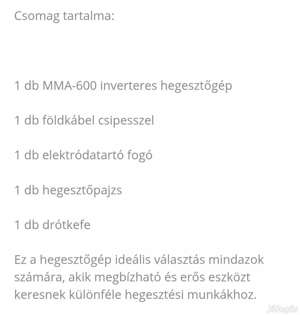 tho inverteres hegesztőgép 