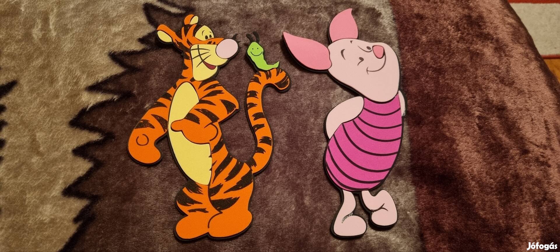 tigris és malacka habszivacs fali dekoráció