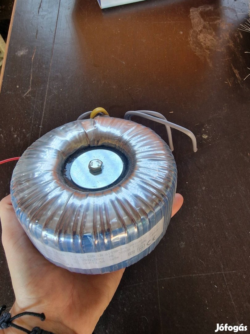 toroid transzformátor 24v 300va új