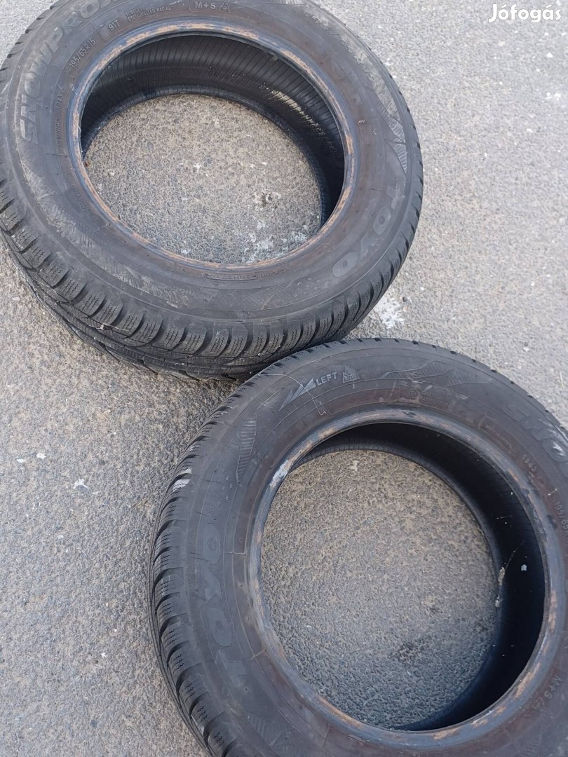 toyo snowprox 195/65r15 téligumi 2db