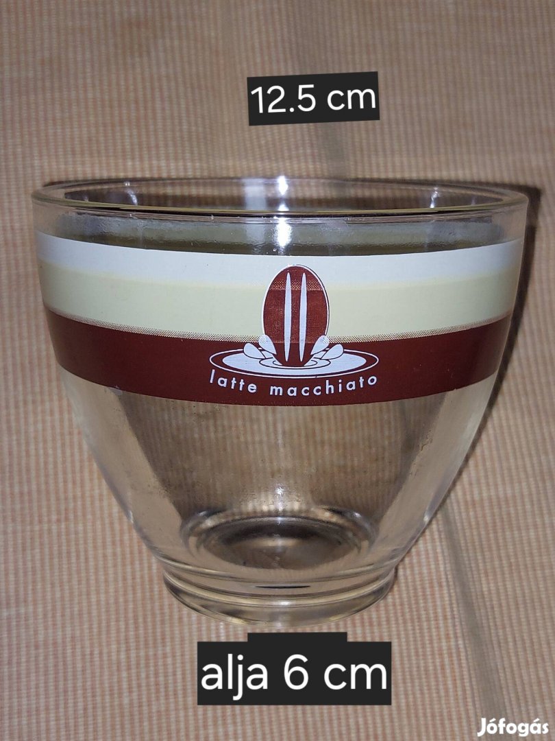 tükrös porcelán bögre es mely úveg pohár 