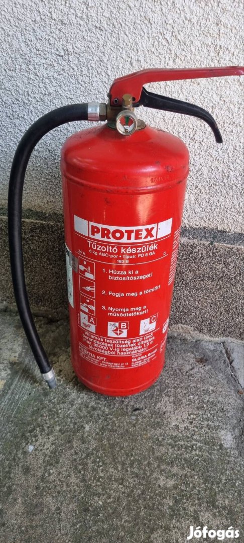tűzoltó készülék 6kg