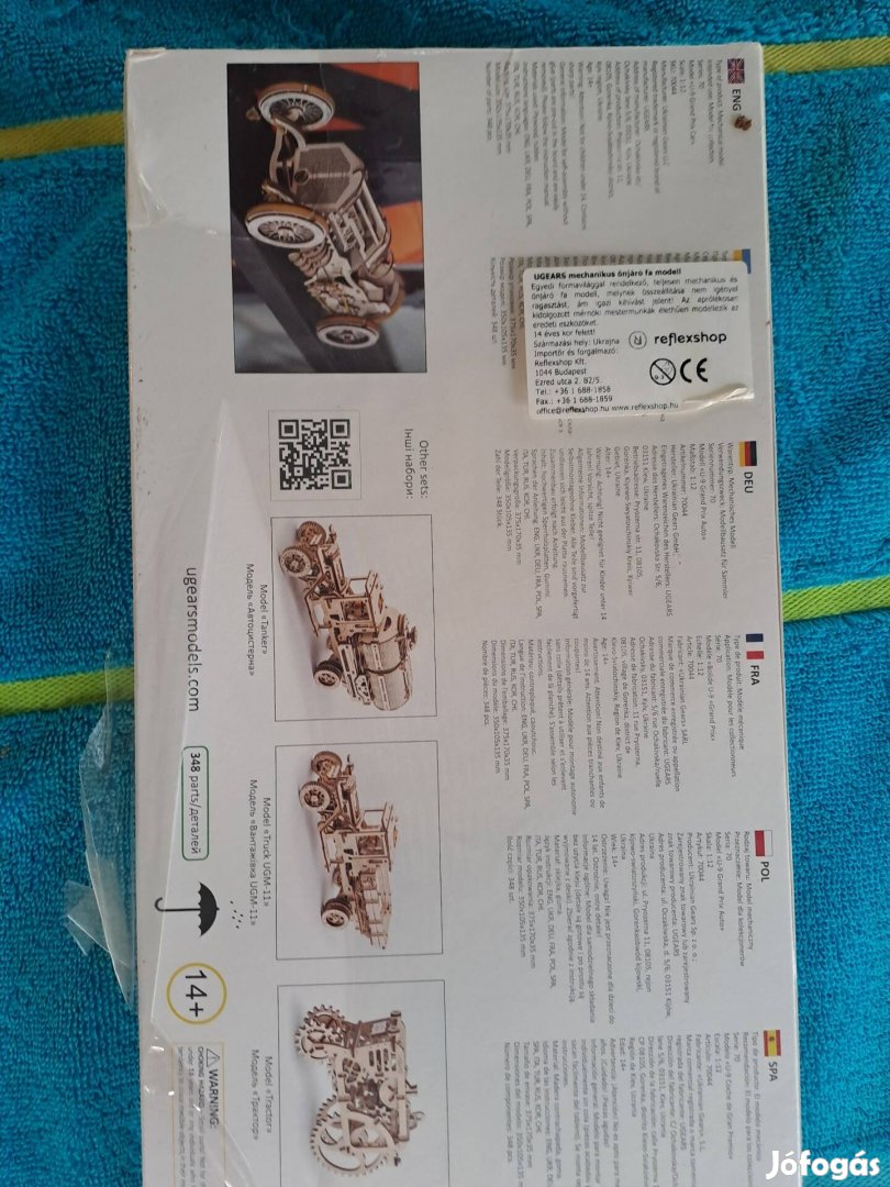 ugears modell autó
