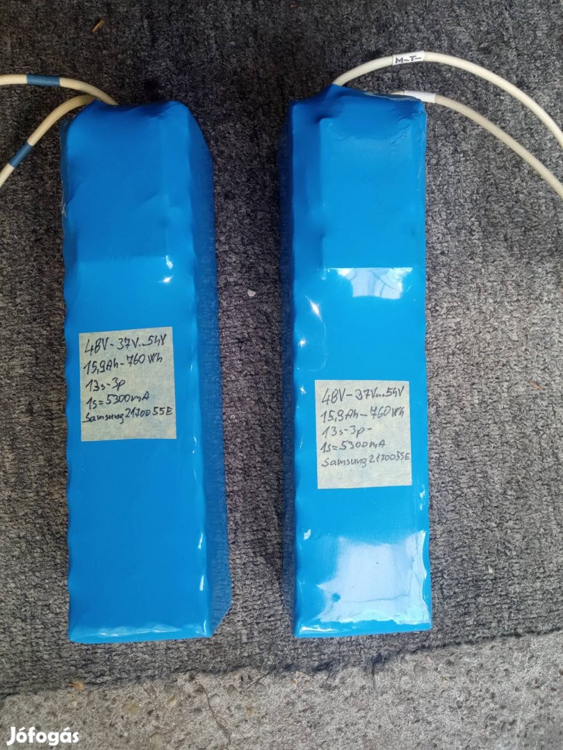 új 48V15,9Ah samsung li-ion akkupakk