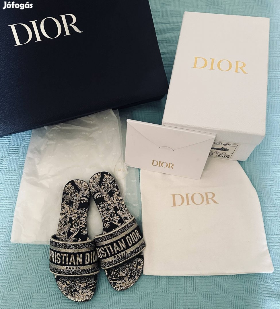 új Christian Dior Dway papucs 37