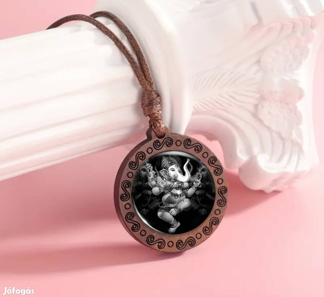 új Ganesh mintás Indiai motívumokkal szent nyaklánc