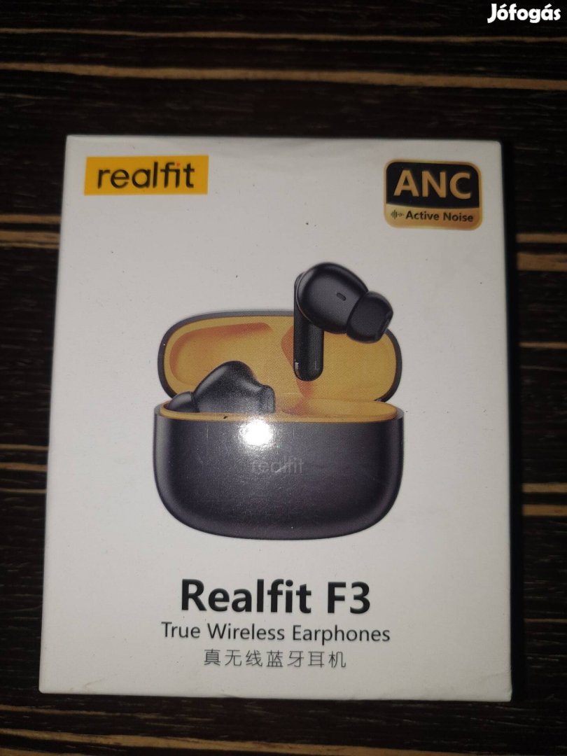 új Realfit E3 aktiv noise Bluetooth vezeték nélküli anc fülhallgató