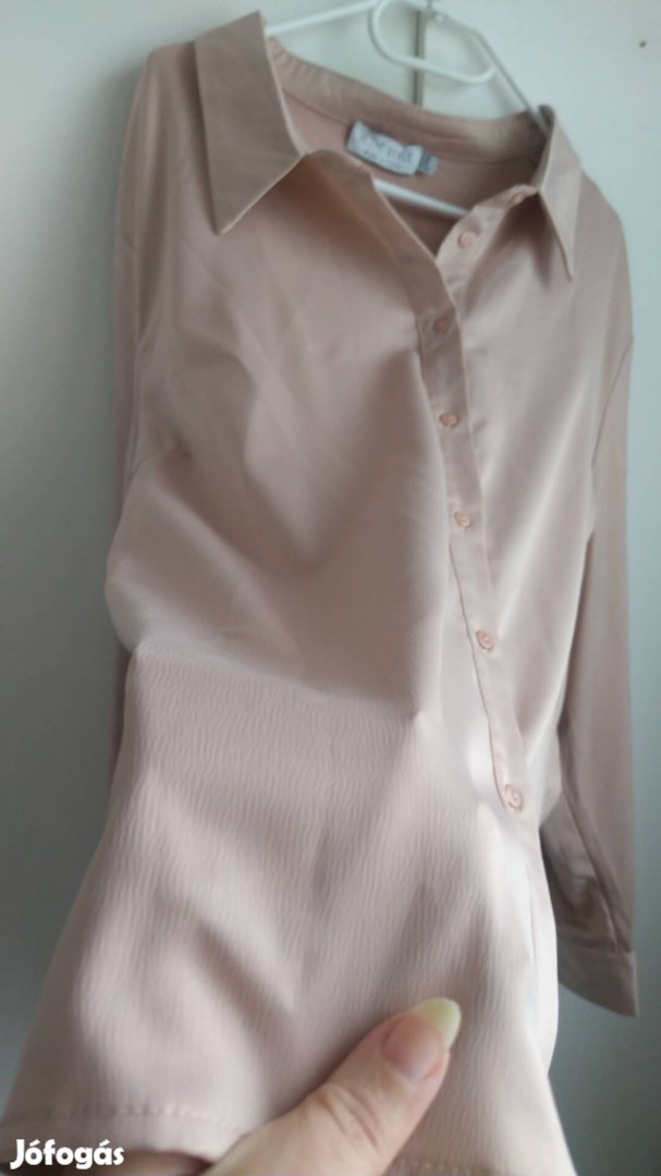 új bézs alkalmi ing, blúz