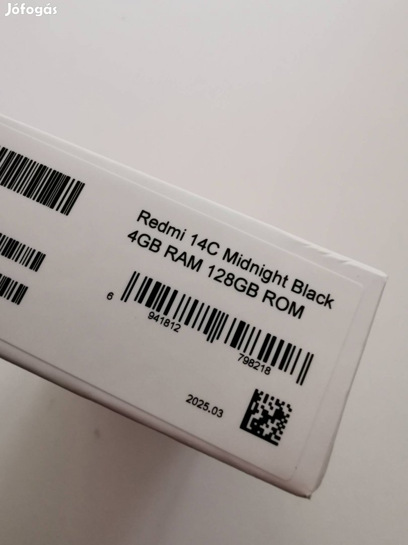 új bontatlan xiaomi redmi 14c 1 év garancia 