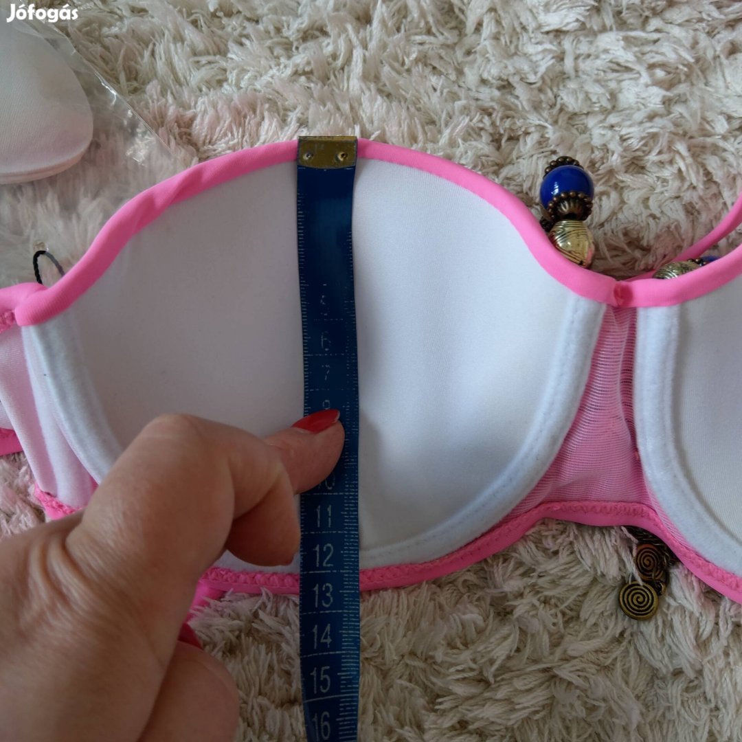 új pink S méretű bikini