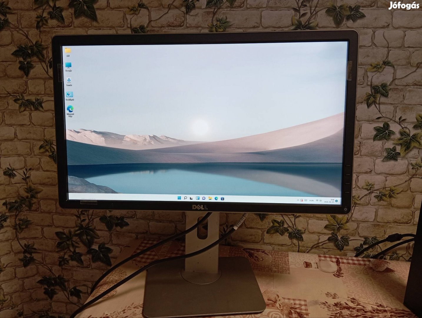 újszerű Dell P2214HB 22" Monitor 4 USB HUB 1920*1080 Fullhd
