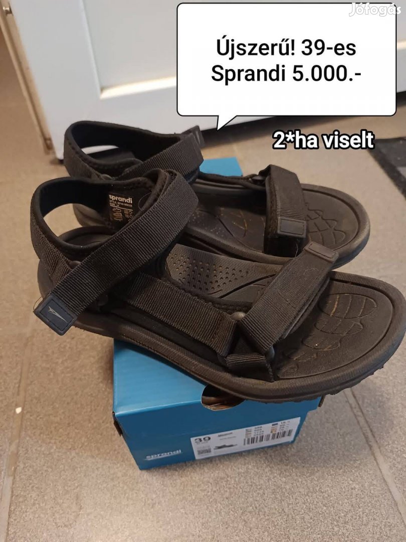 újszerű! 39-es Sprandi fiú szandál