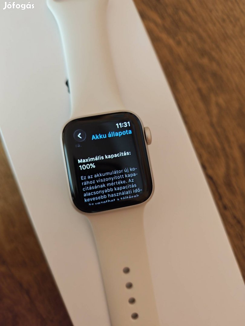 újszerű apple watch se 3 40mm