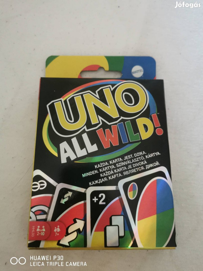 uno all wild kártya játék