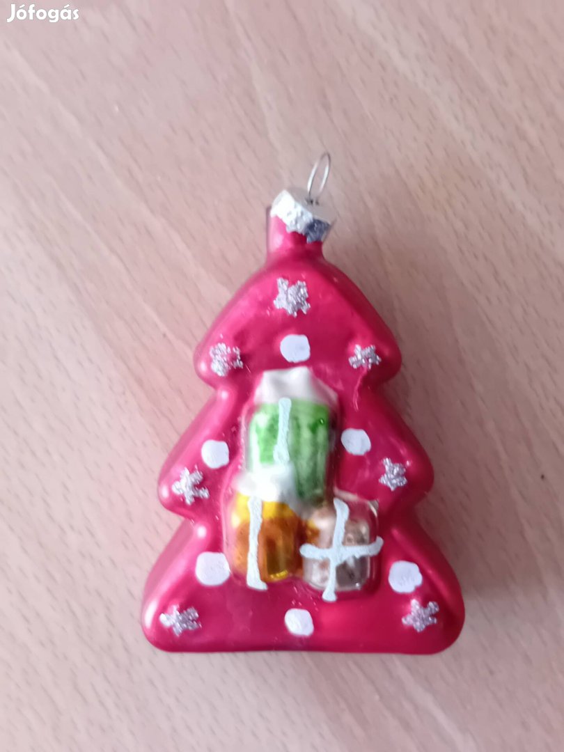 üveg karácsonyfa diszek