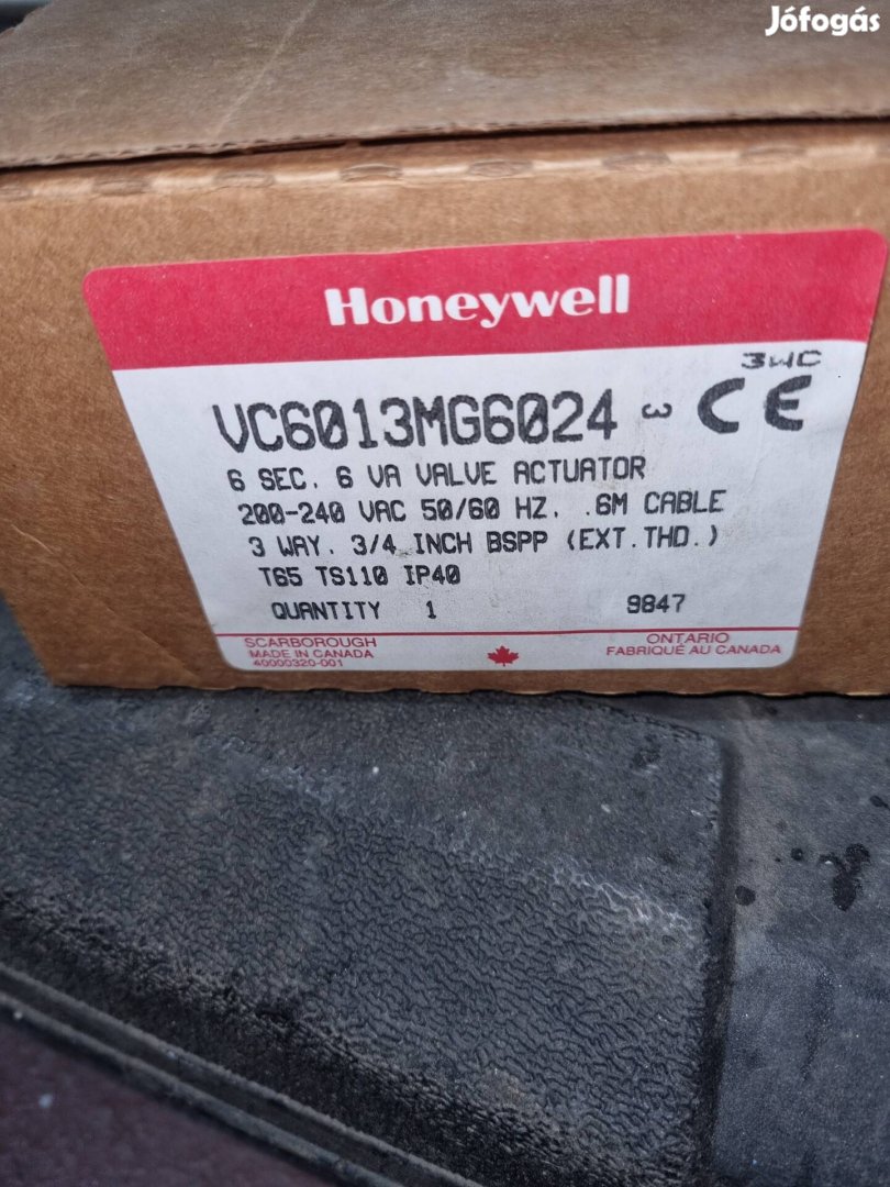 vc6013mg6024 Honeywell 3 utas szelep