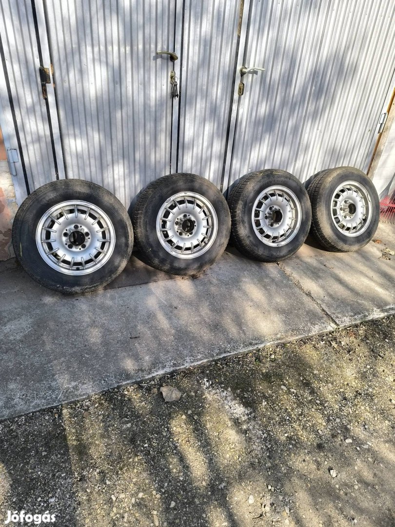 veterán Mercedes 123, 115, 126 barokk alufelni garnitúra 6 X 14