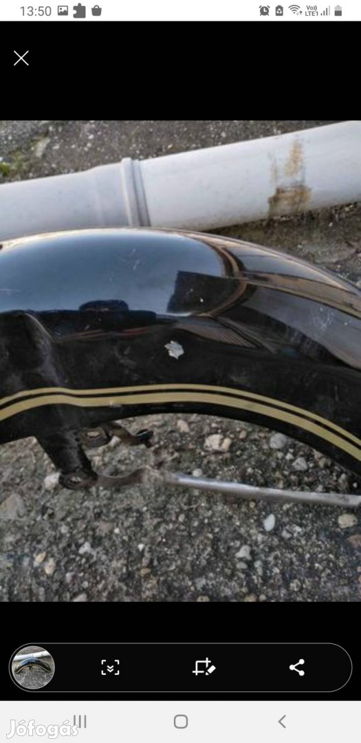 veterán motor első sárvédő 