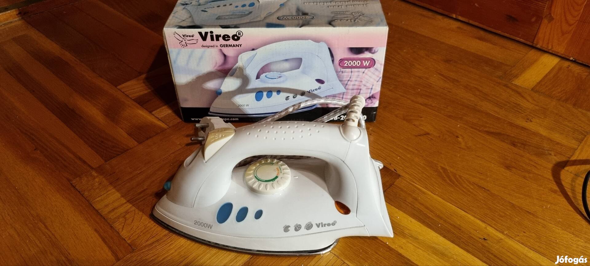 vireo 2000 wattos gőzölős vasaló 