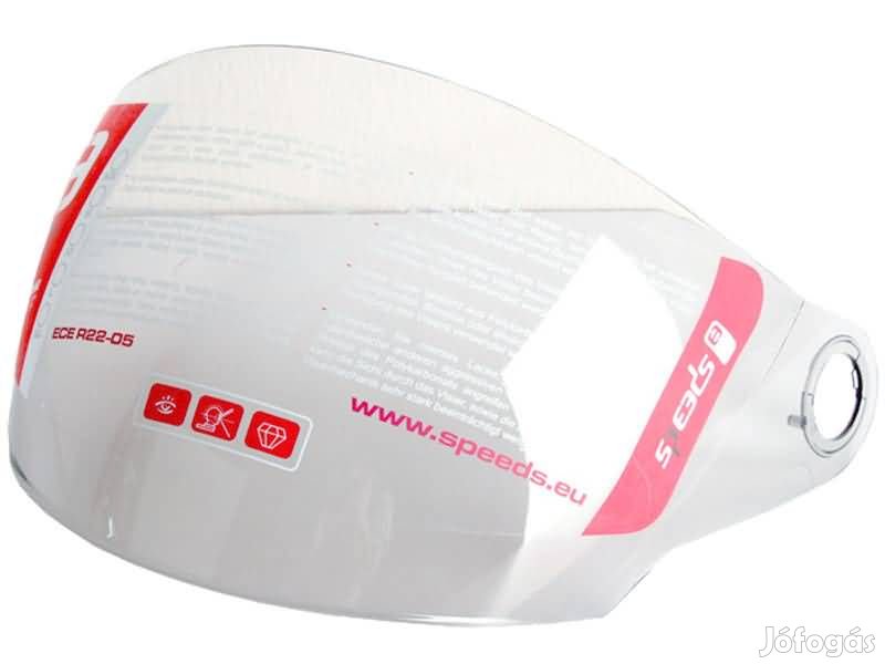 visor slightly tinted for helmet Speeds Jet City II