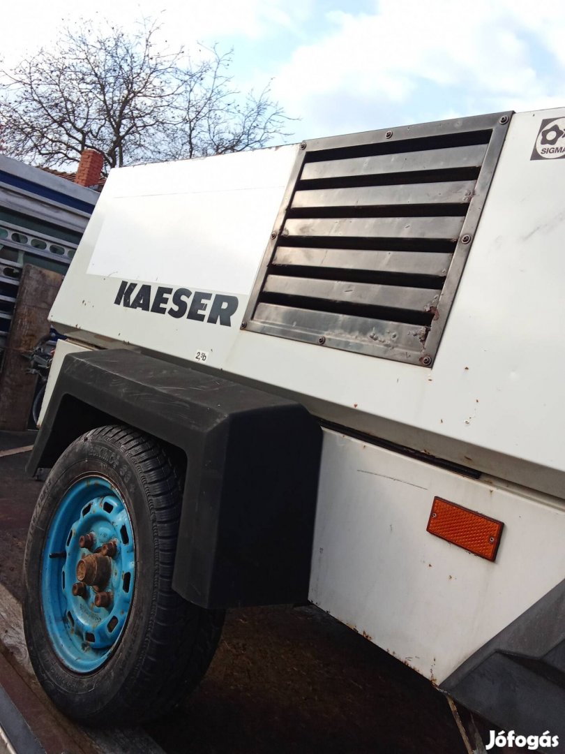 vontatható csavarkompresszor 