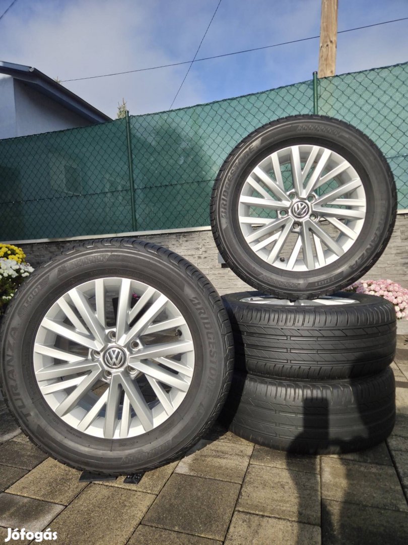 vw 16" 5x112 alufelni 215/60 r16 nyári gumival 