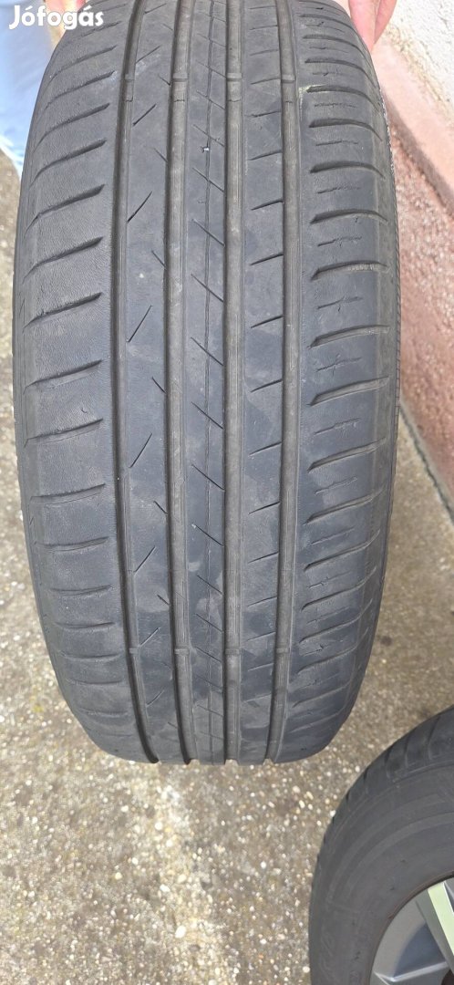 vw golf7 205/55R16 könnyűfém felni nyári gumival eladó 