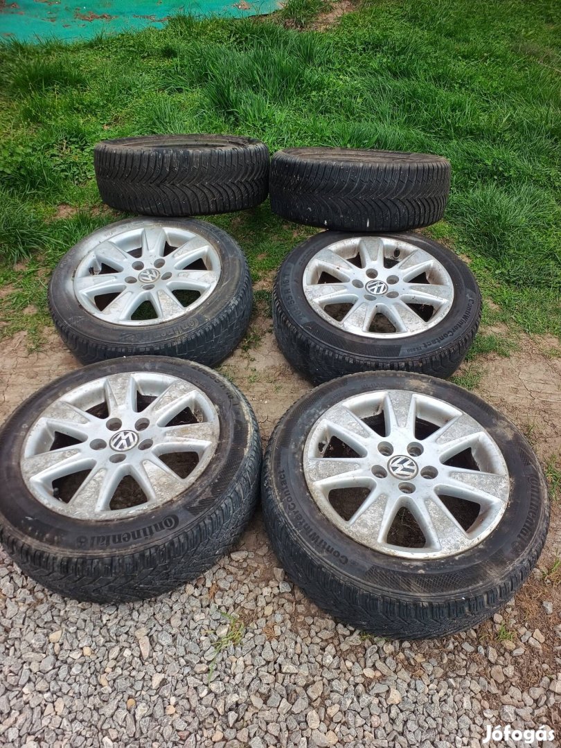 vw gyári alufelni 7x16 5x112 16 16 20555 r16 téligumi