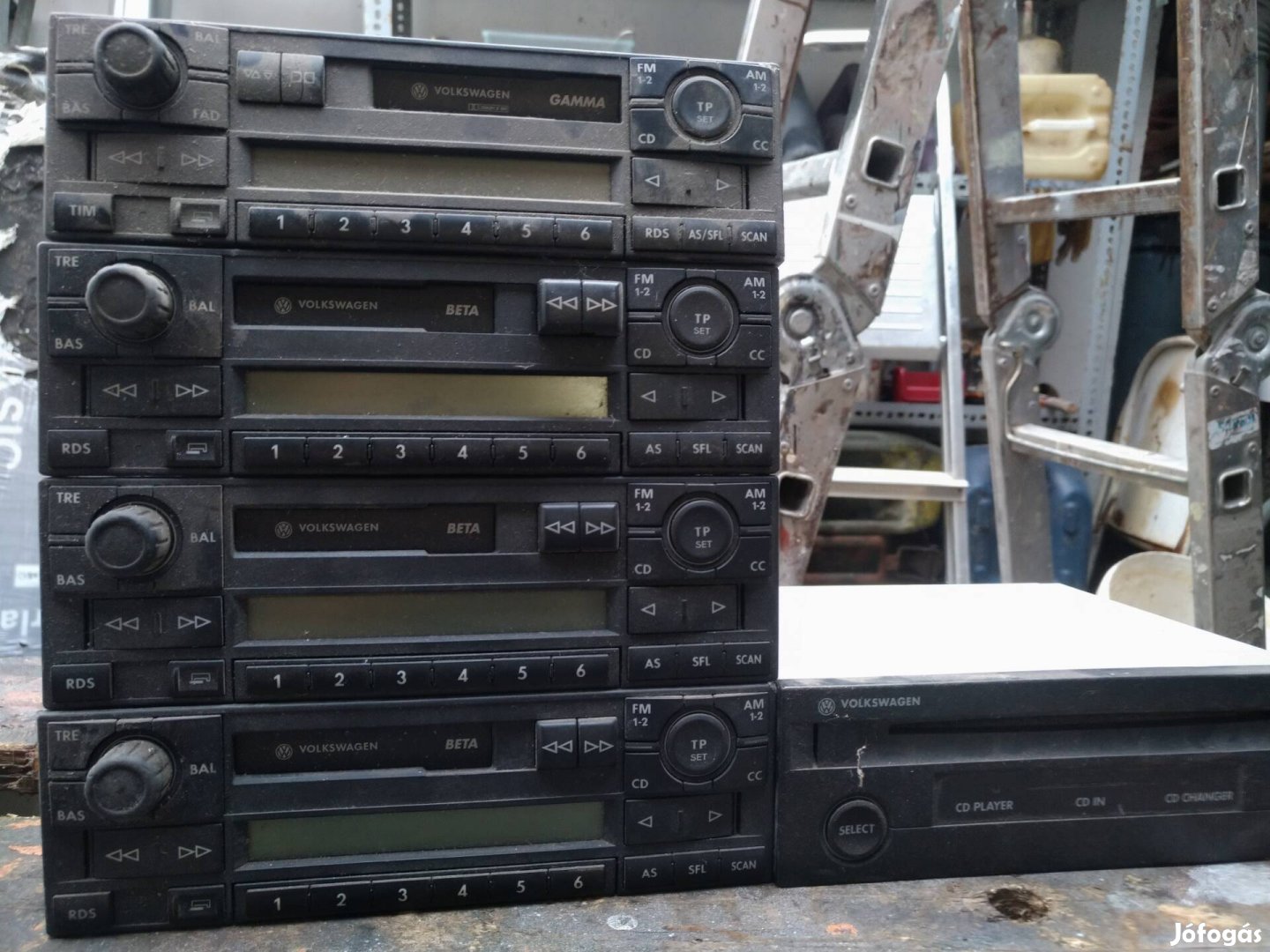 vw gyári rádió magnó 