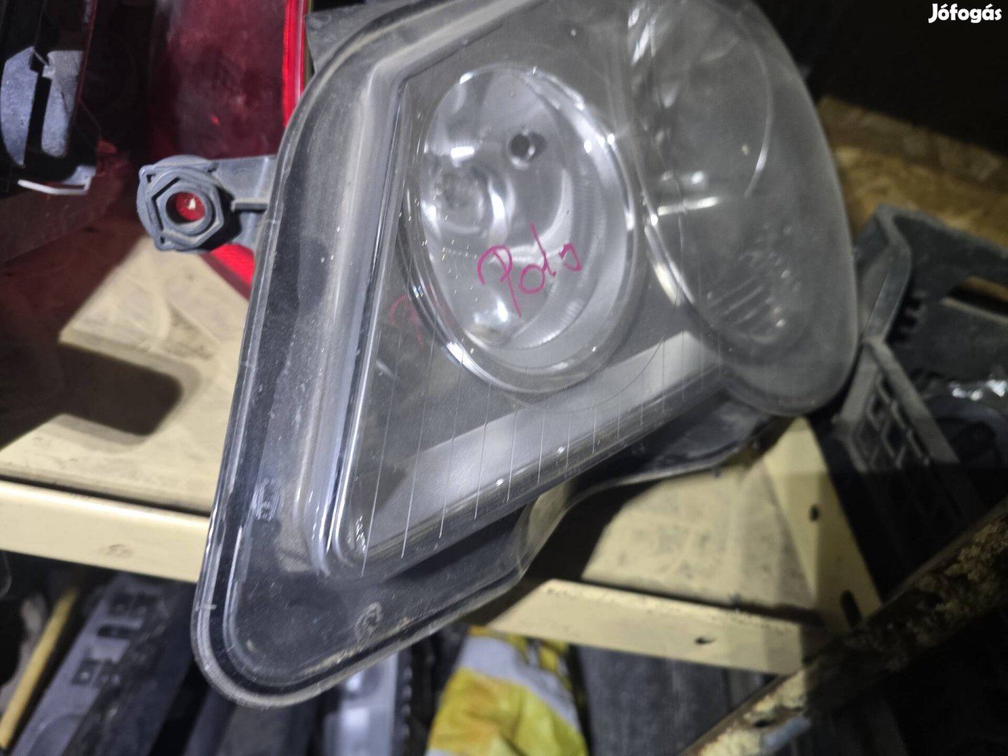 vw polo 9N2 1.4 bal első lámpa 