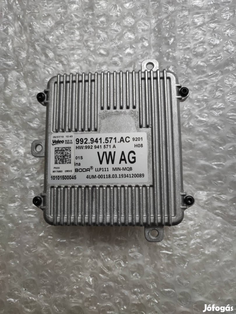 vw seat skoda első lámpa vezérlő valeo 992941571ab