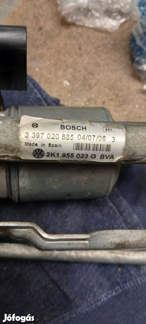 vw touran ablaktörlő motor