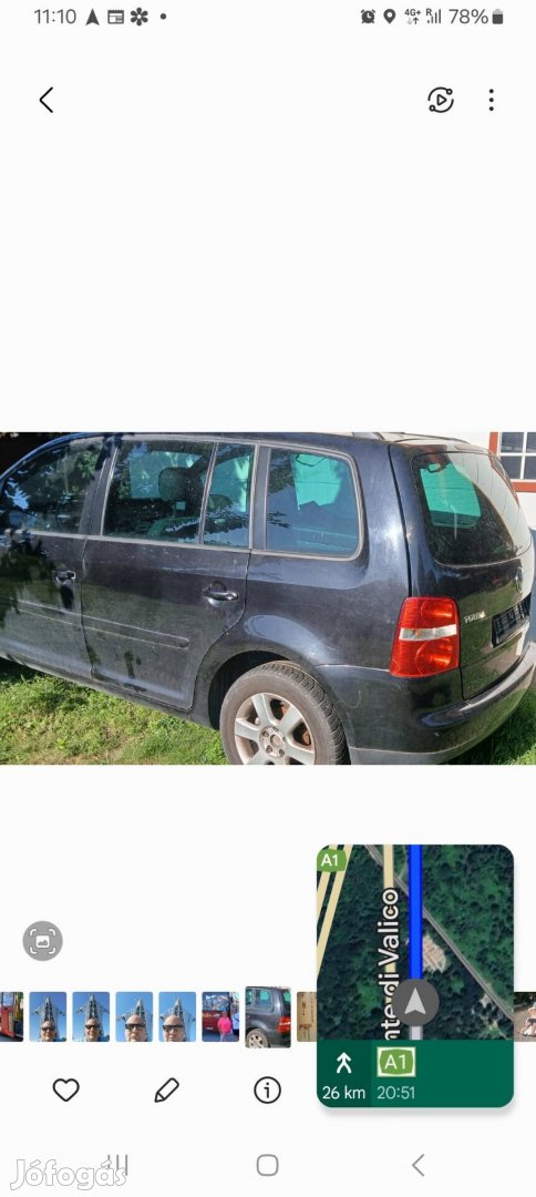 vw touran ajtó eladó