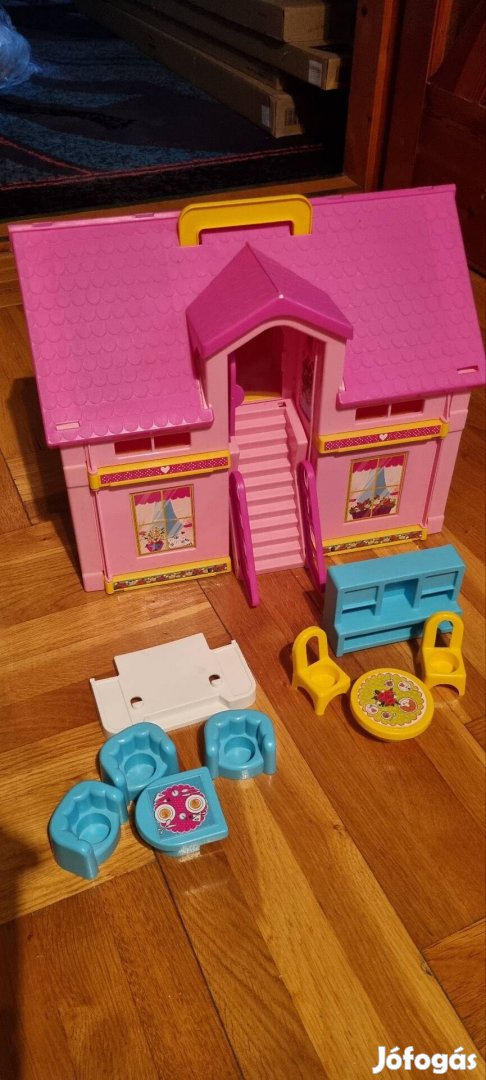 wader játszóház, színes babaház kiegészítőkkel