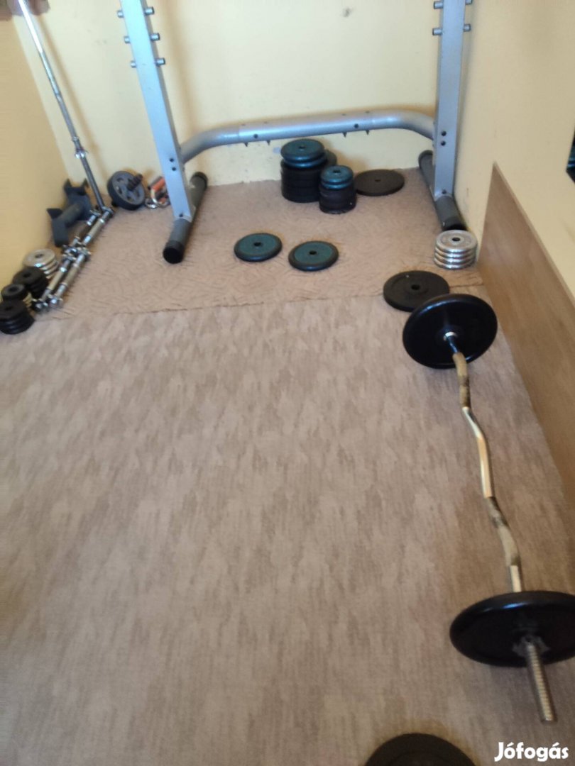 weider fekpad és gugoló állvány.