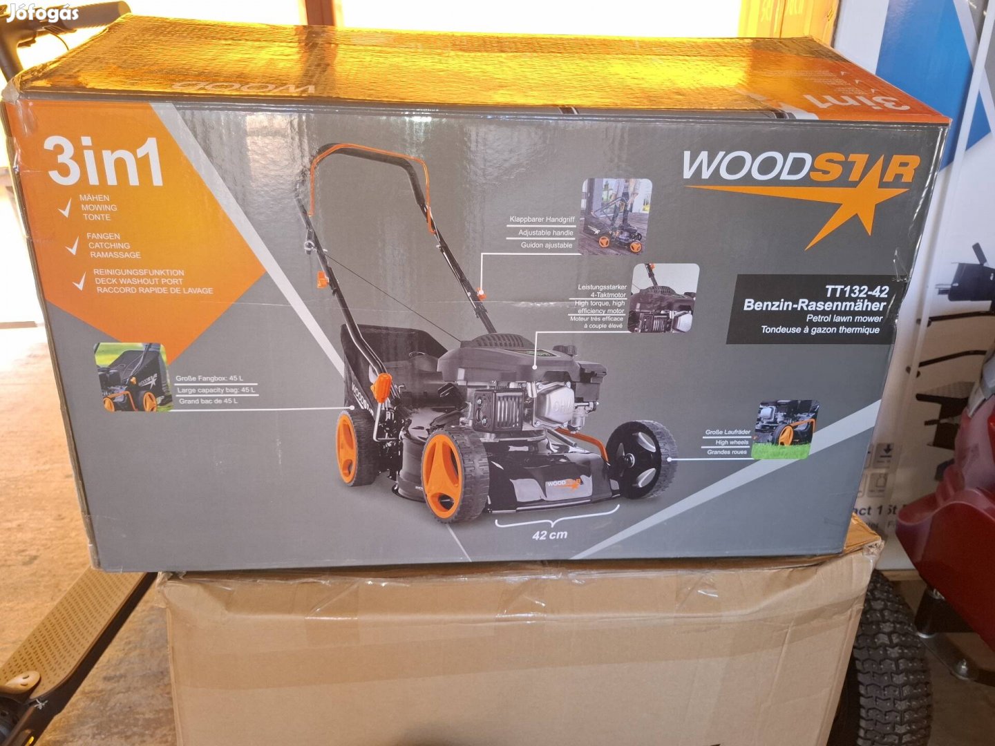 woodstar 132ccm fűnyíró