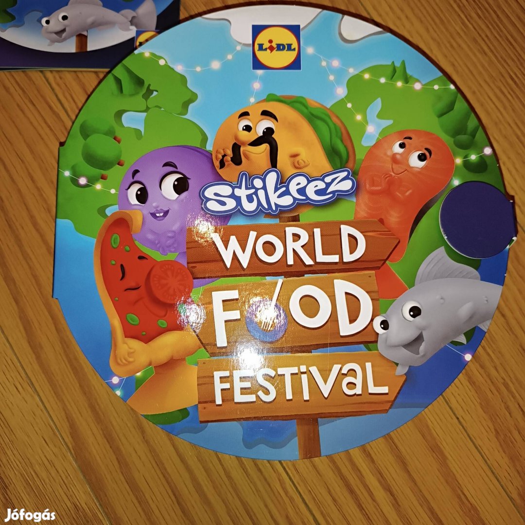 world food stikeez üres album