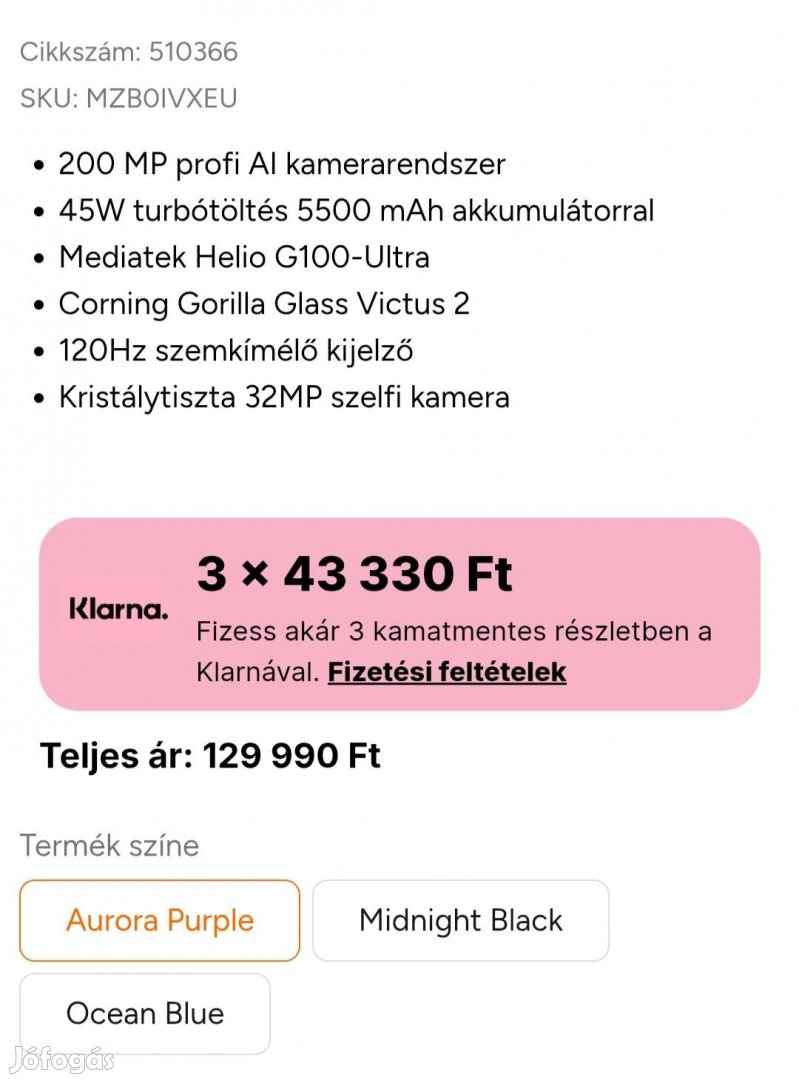 xiaomi redmi note 14 pro, tokkal védőfóliával