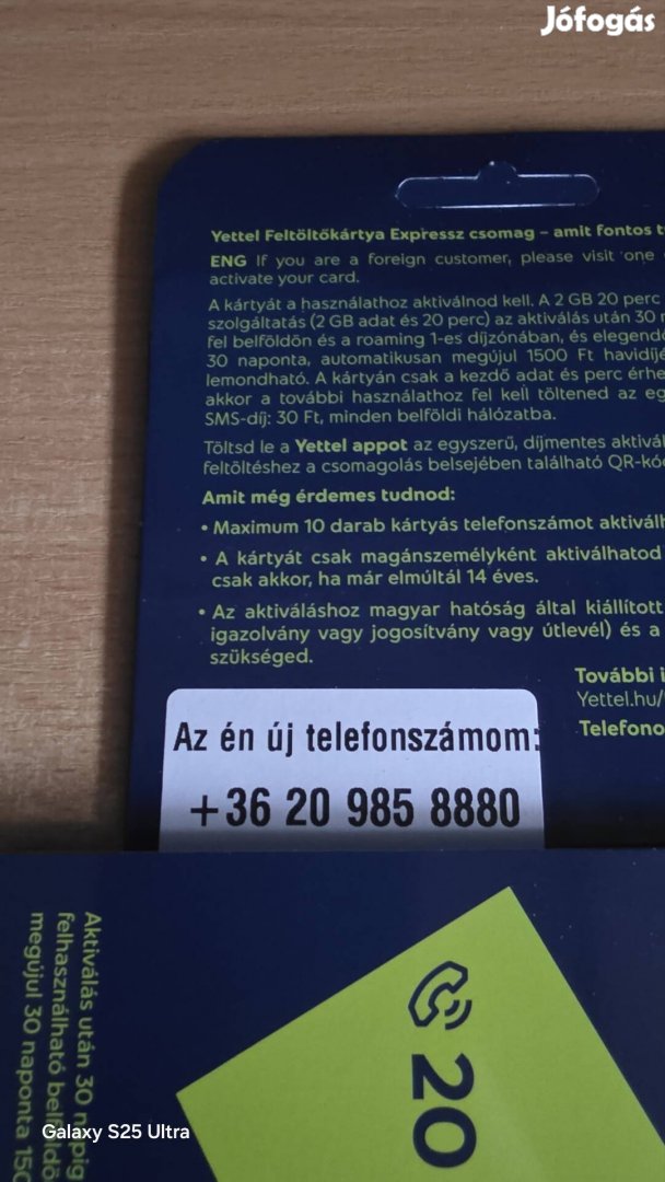 yettel könyű telefonszám 9858880