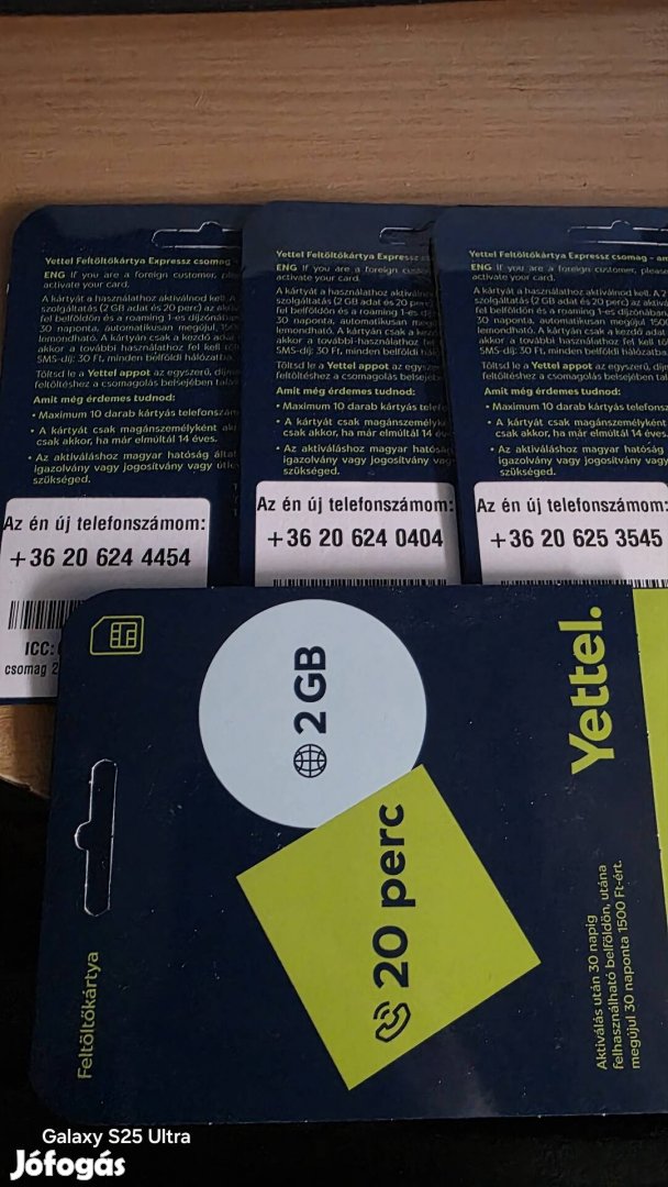 yettel könyű telefonszámok