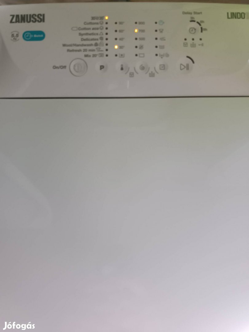zanussi lindo felültöltős mosógép 6kg 1000rpm