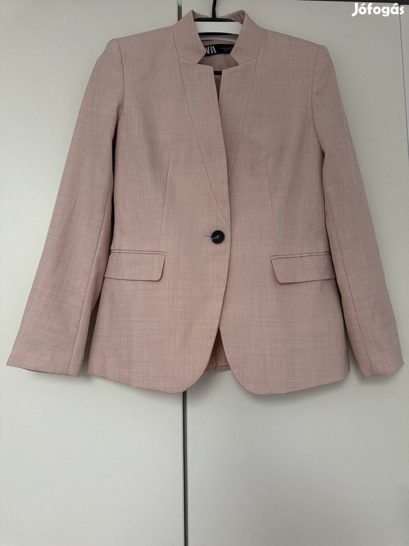zara blézer pasztell rózsaszín színű s méretű eladó 