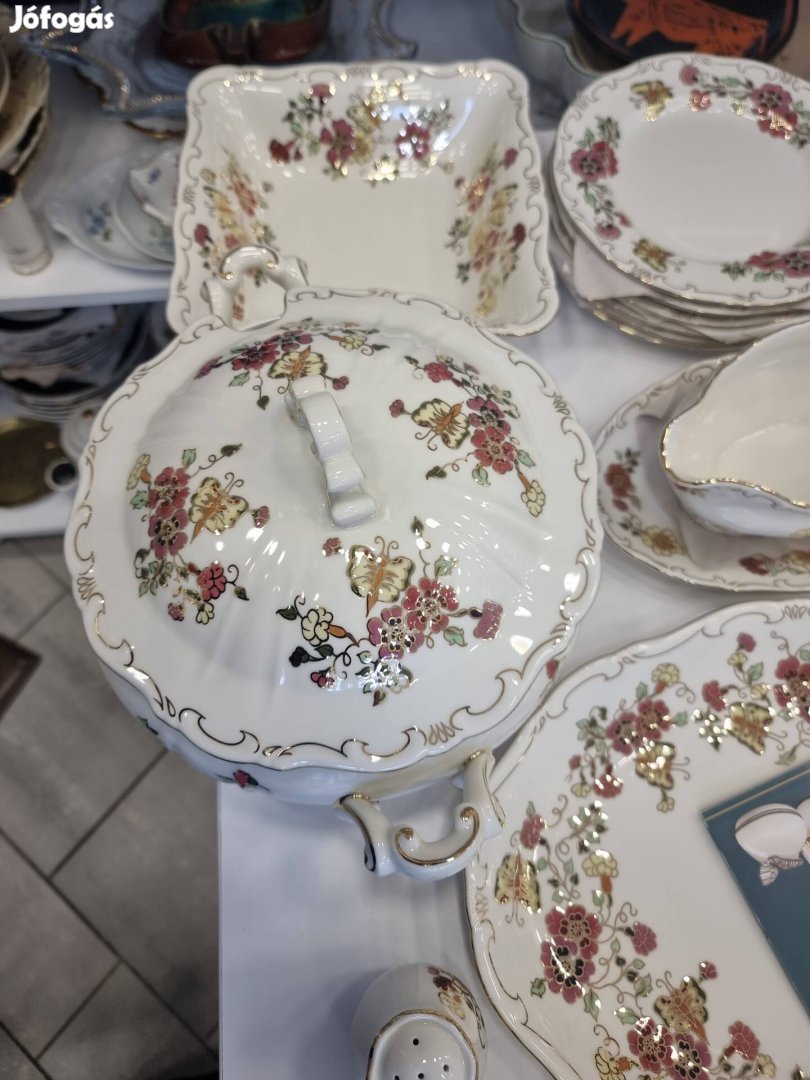 zsolnay pillangos etkeszlet