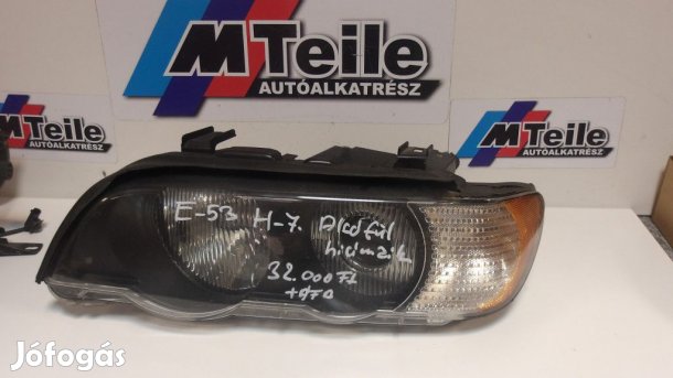 [GYÁRI BONTOTT] BMW E53 BAL FÉNYSZÓRÓ SIMA H7 ALSÓ FÜL HIÁNYZIK!