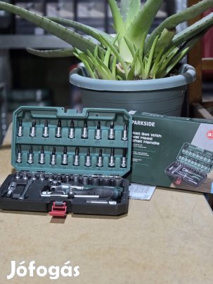 [Új] 37 darabos Csavarkulcs-készlet forgófejű racsnis kulccsal