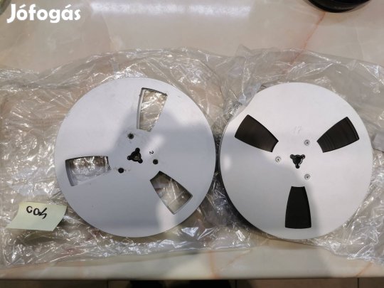 004 Eladó 18cm alu fém orsós magnó orsó pár 